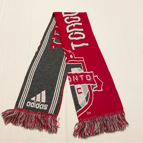 Adidas Toronto FC Knit Scarf Soccer - Picture 1 of 14
